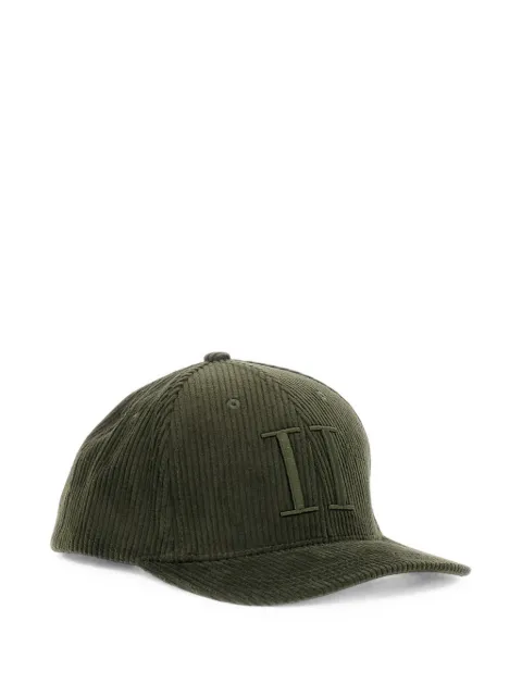 Les Deux corduroy logo-embroidered baseball cap Green 1002396515