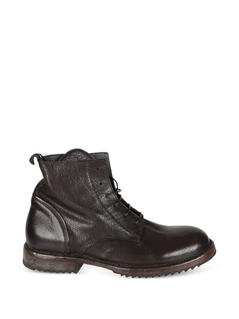 Moma lace-up leather boots Brown 58402B