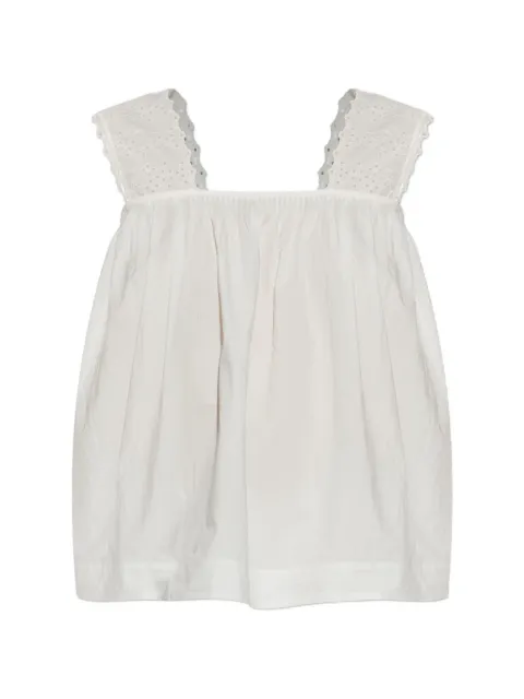 Posse Harriet broderie-anglaise blouse White PS2131