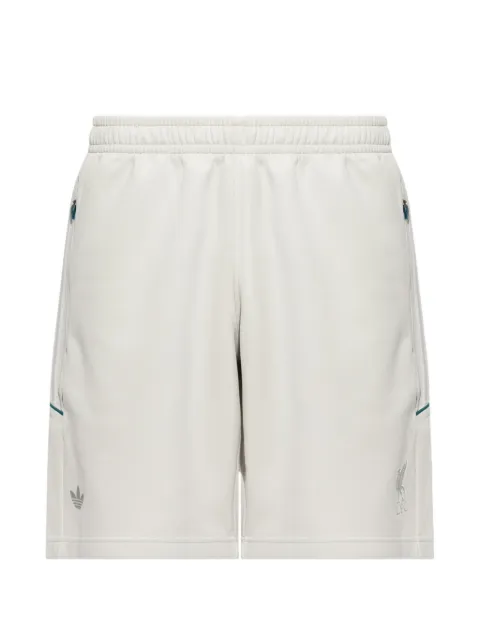 adidas x Liverpool FC logo-print track shorts White KX7712