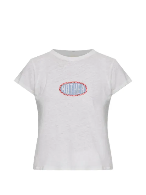 MOTHER The Lil Sinful logo-patch T-shirt White 8621483Q