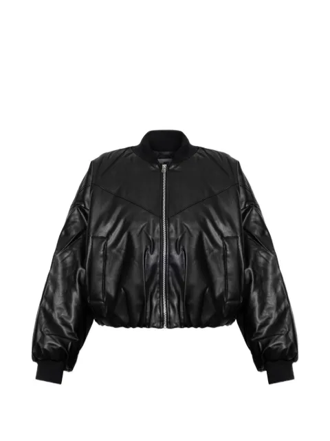 Nike logo-embossed bomber jacket Black IF5903