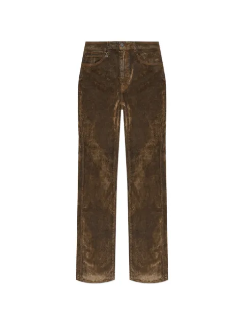 AMIRI flock cut jeans Brown AW426JE005