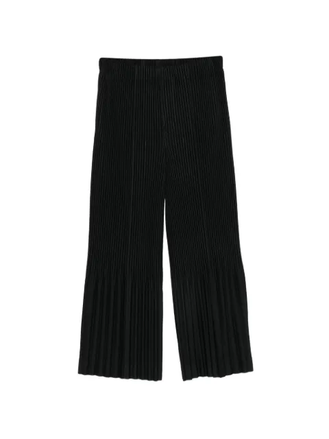 Issey Miyake plissé-effect trousers Black HP68JF135