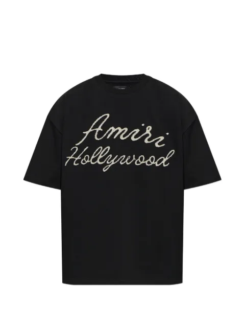 AMIRI T-shirt with logo Black AM426JR0090