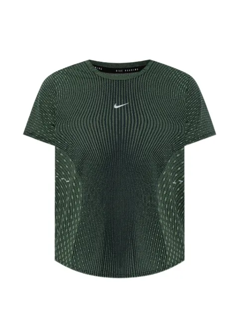 Nike Swift Aero-FIT logo-print T-shirt Green IH8114