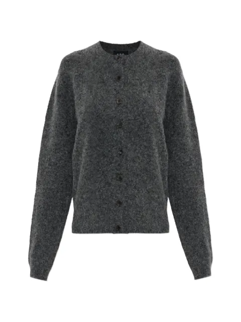 A.P.C. brushed button-up cardigan Grey WPABQF22367