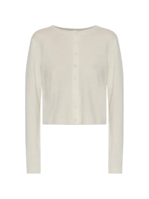 LoveShackFancy Cameyrn bow-detail cardigan Neutrals K23103474
