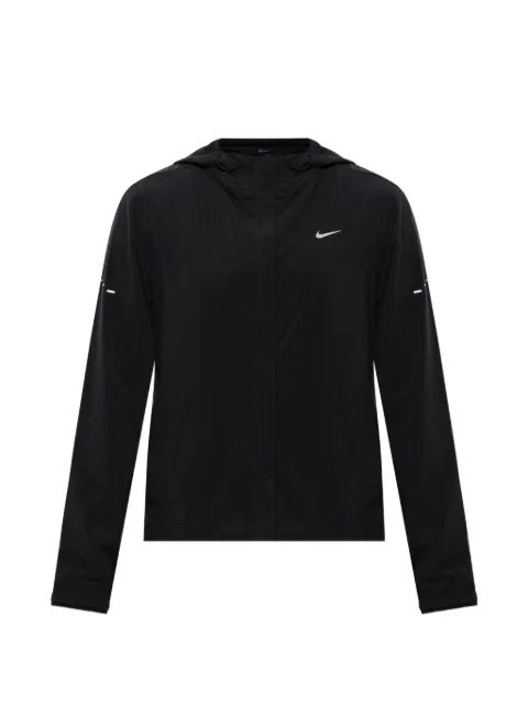 Nike Swift logo-print hooded sweatshirt Black HQ0650