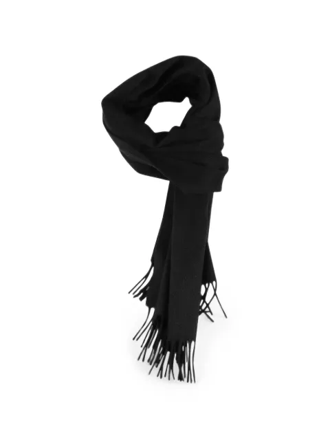 Lardini fringed cashmere scarf Black CNSC100CN67177