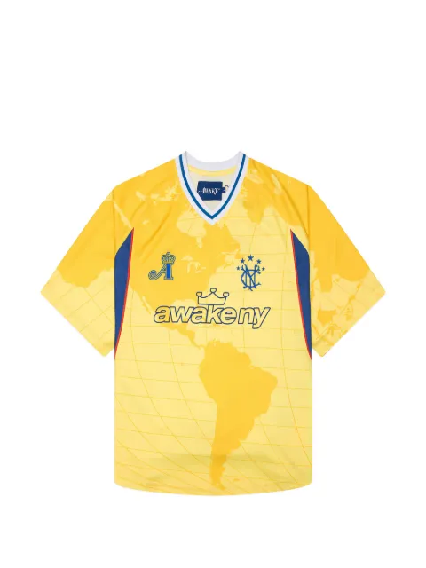Awake NY Mundial Crown t-shirt Yellow AWKSU26TP003