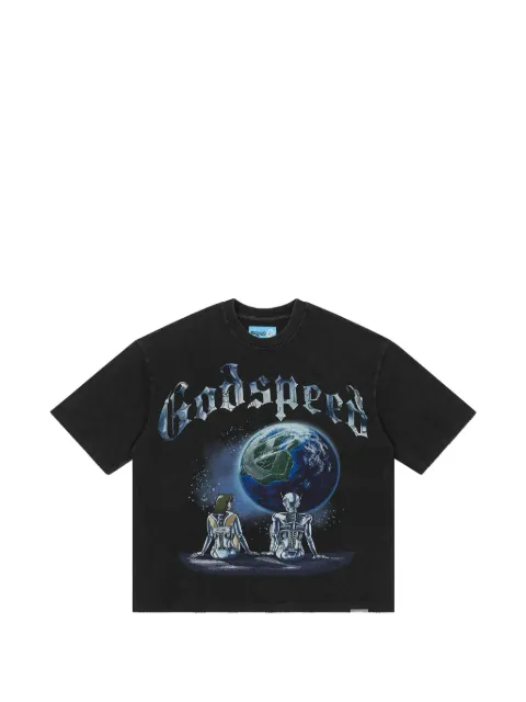 GODSPEED Artificial Love II graphic-print T-shirt Black GS639