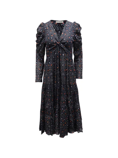 Ulla Johnson Miya twist-front dress Blue NAPPUGBCL156608W