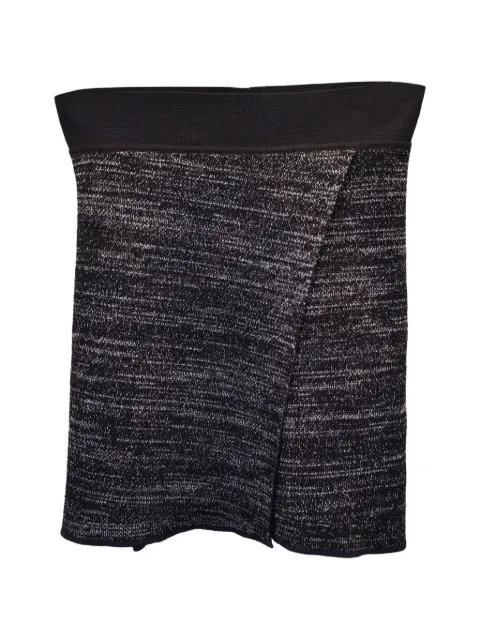 Isabel Marant Vintage Cashlin wrap-effect skirt Black NAPPUGBCL336767W