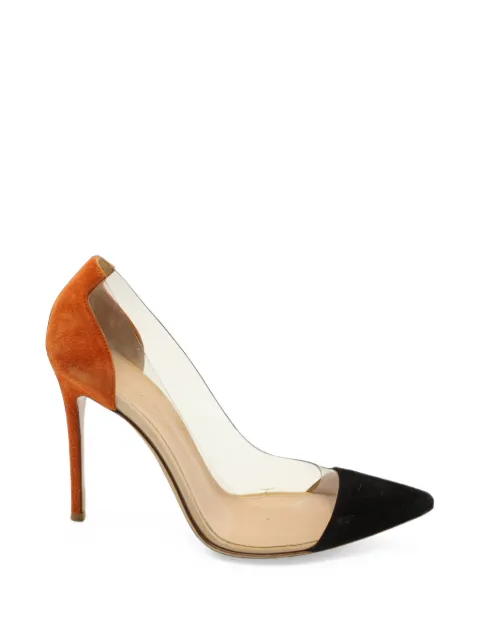 Gianvito Rossi Plexi pumps Orange TONPUGBSH128844W