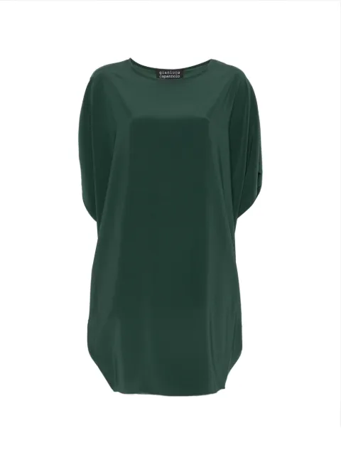 Gianluca Capannolo Iris batwing-sleeve boat-neck midi dress Green 26IA51500