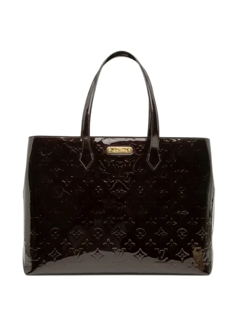 Louis Vuitton Pre-Owned 2010 Monogram Vernis Wilshire MM tote bag Purple YRKR0BLCKJ2PJ6VC