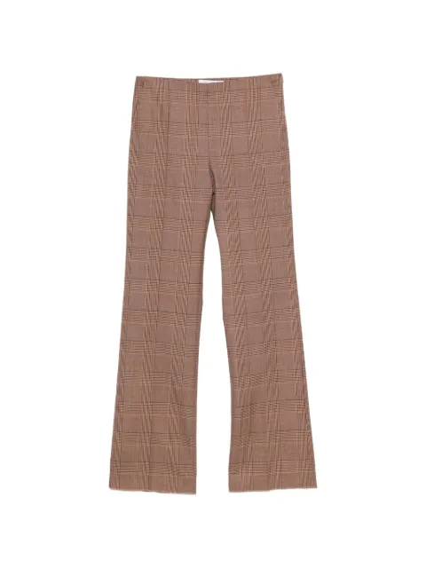 Max Mara Prince of Wales check trousers Brown 2621136102600