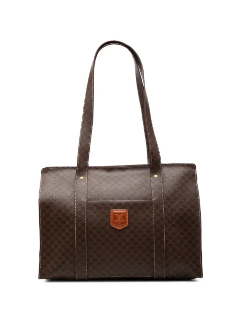 Celine Pre-Owned 1996 Macadam Coated Canvas tote bag Brown IJBH19DNETT66BPC