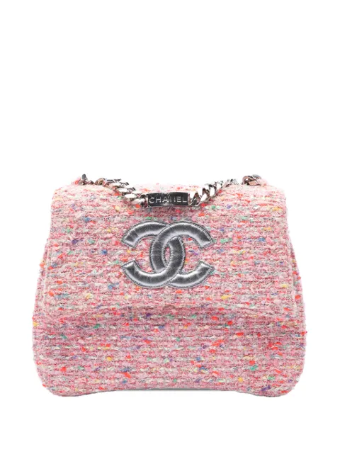 CHANEL Pre-Owned 1996-1997 CC Confetti Tweed Flap handbag Pink L39UBW74P8FUSWHC