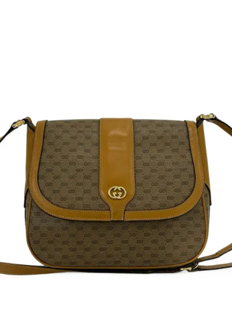 Gucci Pre-Owned 1980-1990 Micro GG Supreme crossbody bag Neutrals T8OQ1YA59U9GGOZQ