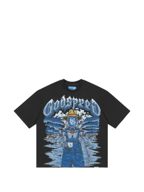 GODSPEED Aura Farm II graphic-print T-shirt Black GS638