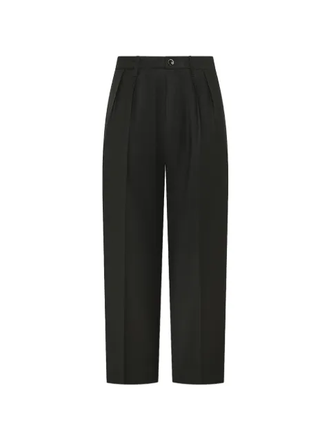 Nine In The Morning belt-loops trousers Black 9FW26KAI52