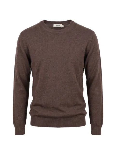 Altea crew-neck wool sweater Brown 2661120