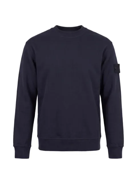 Stone Island logo-patch sweatshirt Blue L2S156100013S0F15