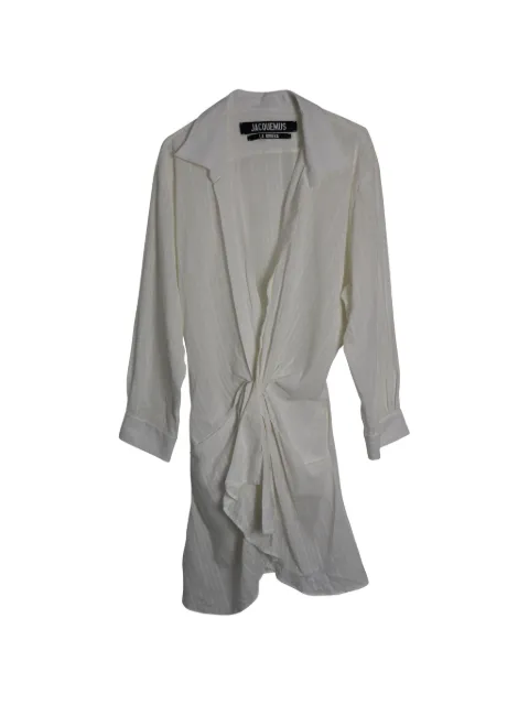 Jacquemus Pre-Owned La Robe Bahia dress White NAPPUGBCL258963W