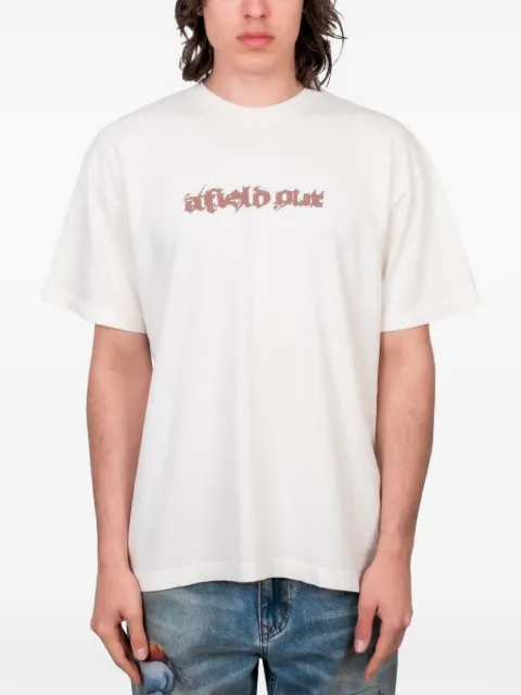Afield Out graphic-print cotton T-shirt White AOSP26STBNE