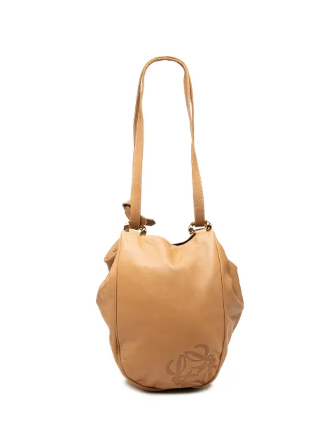 Loewe Pre-Owned 2000-2010 Nappa Anagram shoulder bag Brown N3YM5792WLPU25O2