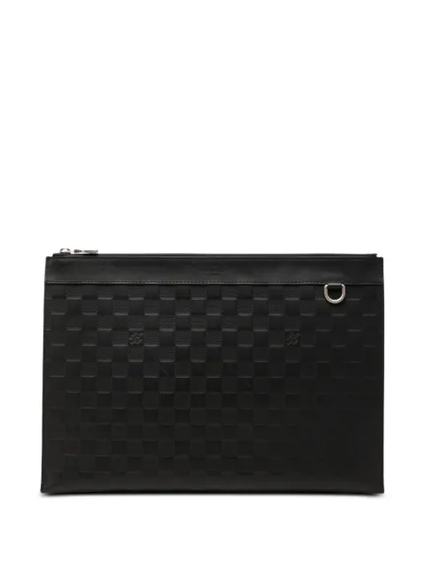 Louis Vuitton Pre-Owned 2019 Damier Infini Pochette Discovery GM clutch bag Black STFV9AY1UHGRADWO