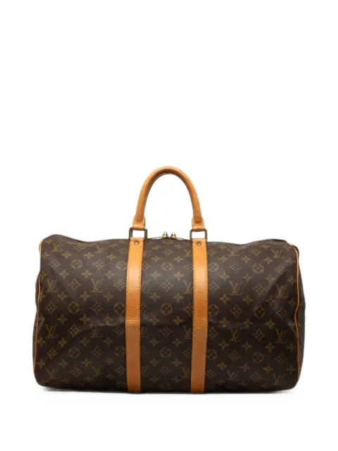 Louis Vuitton Pre-Owned 1993 Monogram Keepall 45 travel bag Brown QS1P5EH6KY3NC50M