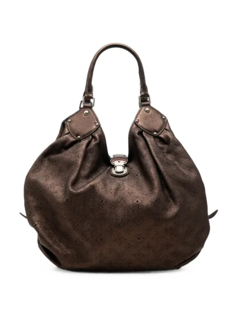 Louis Vuitton Pre-Owned 2008 Monogram Mahina XL hobo bag Brown PQ1Q5IZT7OZI543U