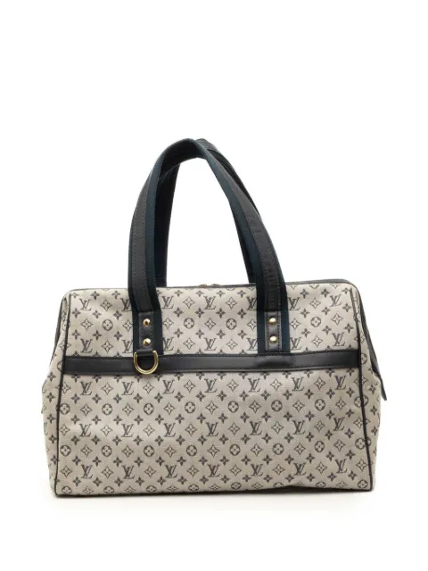Louis Vuitton Pre-Owned 2002 Monogram Mini Lin Josephine GM handbag Grey NMJTA947LTIVFY45