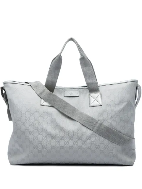 Gucci Pre-Owned 2016-2026 GG Canvas satchel Grey 8JEYYCUSJ38KY003