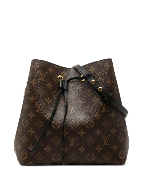 Louis Vuitton Pre-Owned 2020 Monogram Neonoe MM bucket bag Brown 79WY37MUXW3E8UDN