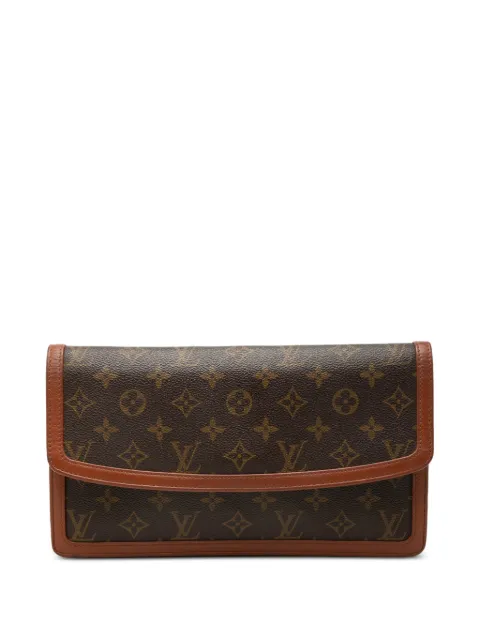 Louis Vuitton Pre-Owned 1996 Monogram Pochette Dame GM clutch bag Brown BUIJ2EZZC5TVGF4F