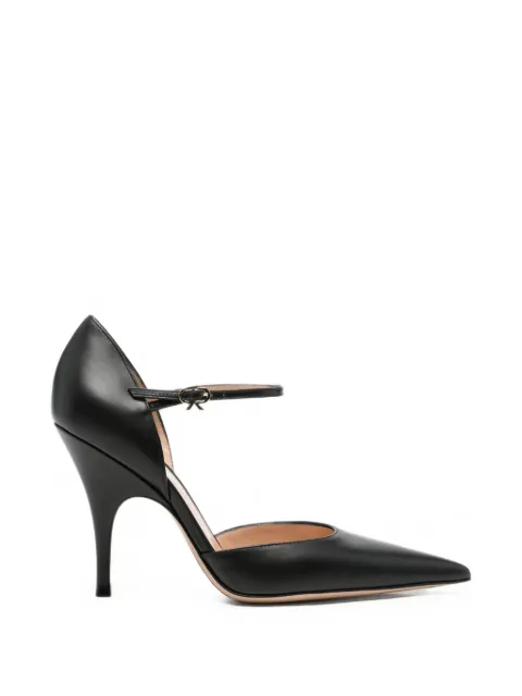 Gianvito Rossi Sofia d'Orsay leather pumps Black G4101995RICVIT