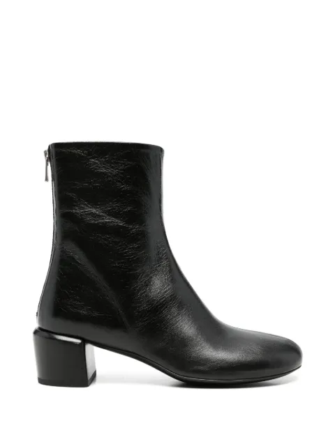 Officine Creative Flore leather ankle boots Black OCDFLOR012LATE3