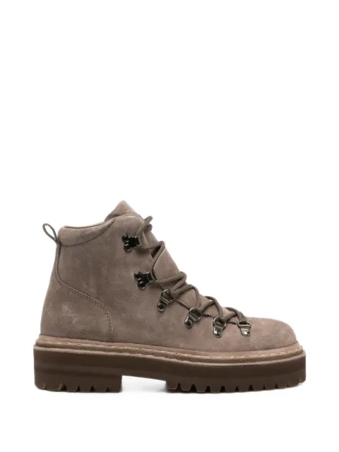 Officine Creative Blossom lace-up boots Brown OCDBLOS021LIC91
