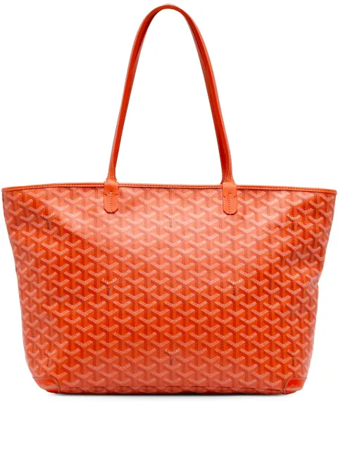 Goyard Pre-Owned 2017 Goyardine Artois MM tote bag Orange 10QQTYCBZ16R9971