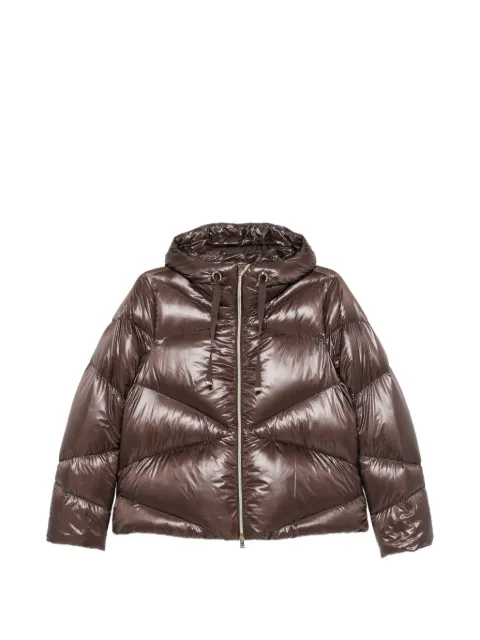 Herno quilted hooded jacket Brown PI002314D12017Z
