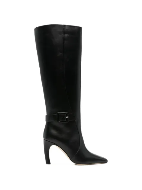 Malone Souliers Raven buckle-strap boots Black RAVEN901