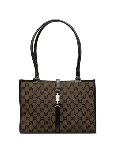 Gucci Pre-Owned 2000-2015 GG Canvas Jackie tote bag Brown 1QLFS8KO434KIO88