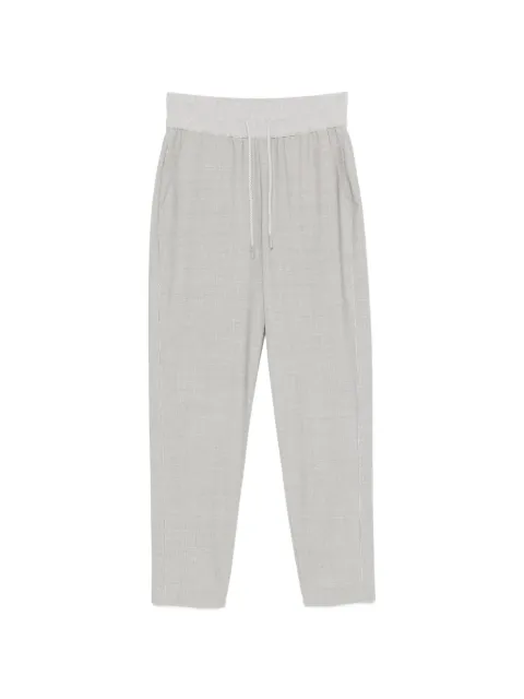 PANICALE drawstring straight-leg trousers Grey D390010PA