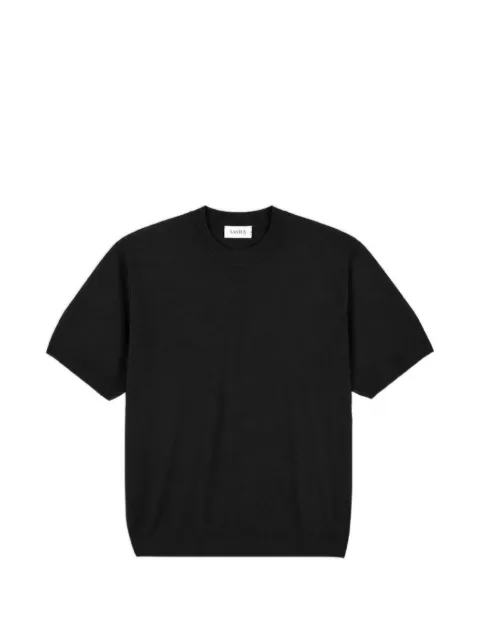 Laneus short-sleeves top Black F6LAMAKE027