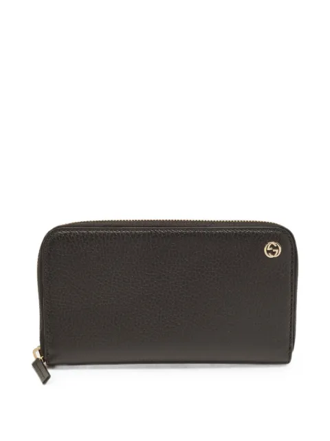 Gucci Pre-Owned Interlocking G continental wallet Black 1405027