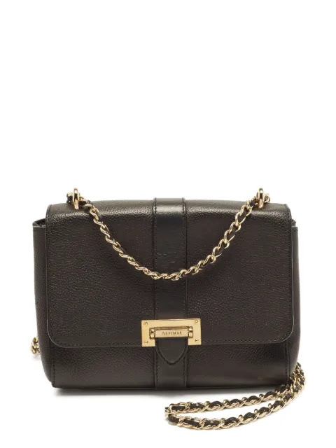 Aspinal Of London small Lottie shoulder bag Black 1404859